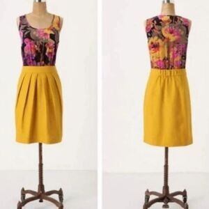 Anthropologie Tabitha Dress Two Piece Look Dress Silk